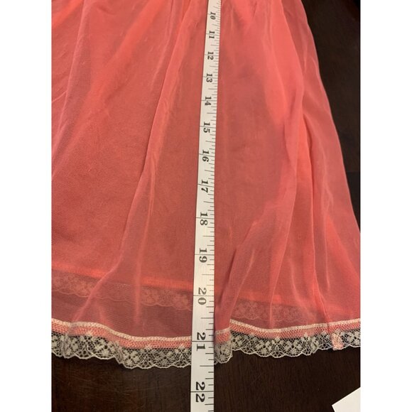 Victoria's Secret Baby Doll Lace Sheer Slip Top Size M - Picture 6 of 8